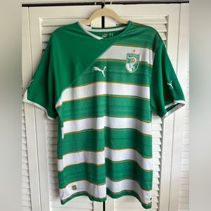 Puma Men’s Soccer Jersey - Ivory Coast/Cote D’Ivoire - XL - 2010 World Cup